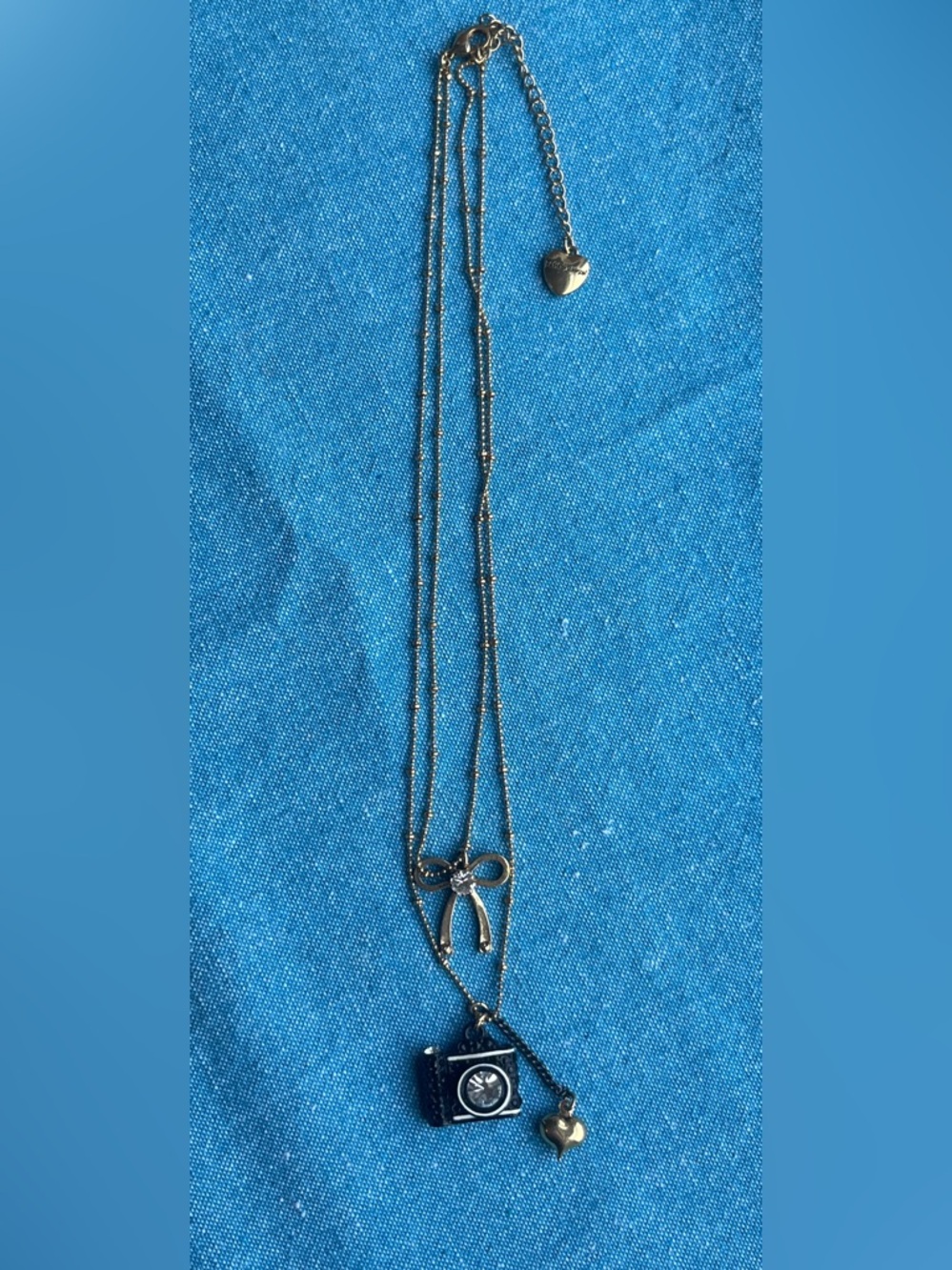 Betsey Johnson double-strand necklace